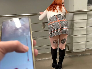 Brought a stranger to orgasm on the street.