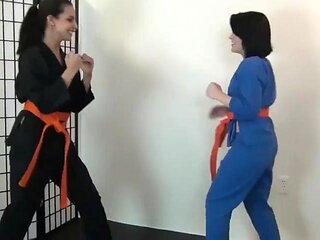 Karate Feet: Lesbian, Compilation  Feet Worship Porn