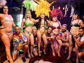 Real Carnaval Squirting Anal Party Orgy