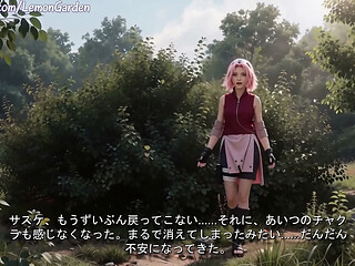Pink-Haired Kunoichi got the sex of her dreams in Konohas Forbidden Forest 3d Hentai Naruto x Sakura