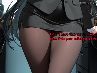 You fix another mistake with your large cock in Boss Rio's office (Sex JOI)
