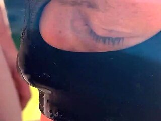 Dutch Police Officer Cum Shot Down Dogging Bukkake