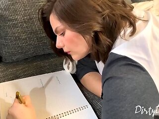 Step Sister Sarah Sota Fucks Step Brother - Taboo Family Fantasy Creampie
