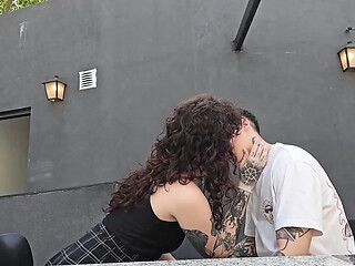 Best friends bang Latina with a big ass