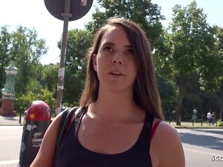 Real Anal Climax Outdoor Sex For Mini Boobs Gal Mina At Street Casting