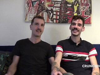 Two sexy straight boys have fun for the first time