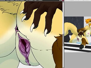 Furry Girl Bathtub Timelapse - SnakeTeeth12