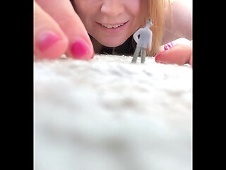 Giantess Kink: Tiny Pathetic Perve Gets Caught