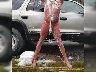 Male Naughty Public Car Wash three