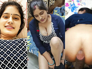 hot indian girl gives her  best blowjob and  tight pushy