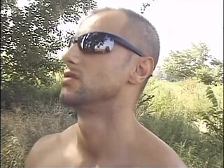 Blonde milf fucking fingering on the car