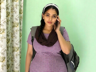 Indian virgin schoolgirl fucked her boyfriend for the first time tight pussy anal
