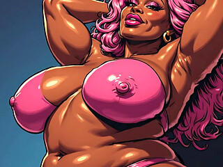 BBW Thick Black Women 3D