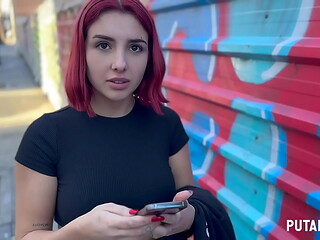 PutaLocura - Torbe convence a la modelo pelirroja tetona Judiyu en Pilladas