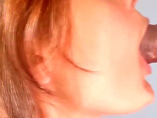 Slow Sensual Foreskin Play and Cum Swallow