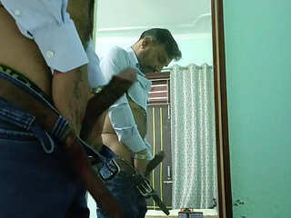 Indian Desi Man show masterbating and sucking with neighbour