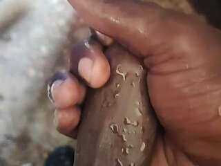 Masturbating in the bathroom