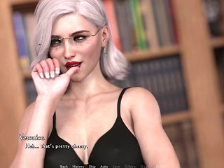 Having a Hard Time - Dominant Shemale Jane Fucks Principal Veronica in Office - Part 1