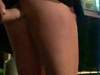 Wild Streetside Dildo Assfuck Risky Sissy