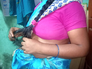 Big ass indian long hair aunty sex