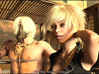 Ponytailed purple-haired woman gets naughty in Dessert Stalker with a wild three-way