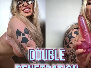 Toy Filled BBW - Double Penetration