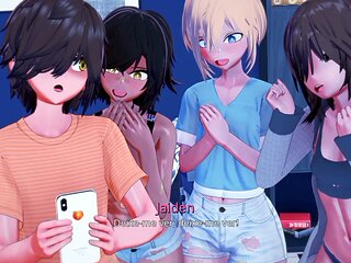 Uncensored anime hentai with hot stepsister and some serious ass rubbing