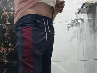Indian Desi hairy man enjoy masterbation with friends