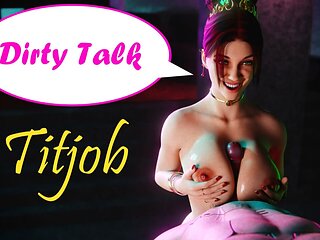Dirty Talk Titjob - Your Dick Will Explode Between The Tits Of Scarlet Fyre, Our New Oc