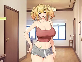 Summer Clover [ HAREM HENTAI GAME ] Ep.2 sexy boss offer a quikie if we are horny !