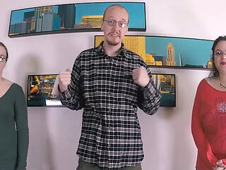 They dive into Strip Rock Paper Scissors with genuine enthusiasm