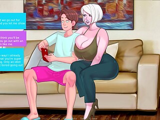 Manga porn, milf, public
