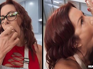 Serving Hot Pie To The Neighbor: Big Titted Redhead MILF Alexis Fawx and Scott Nails Part 2
