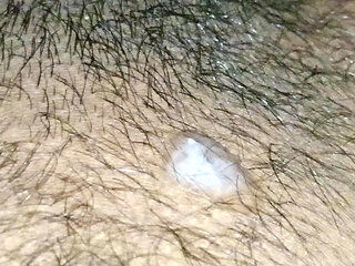 Indian boy doing masterbation in night