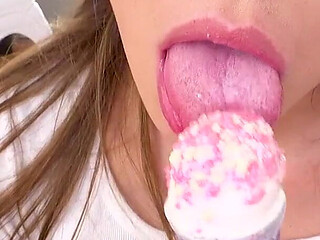 Cute Asian Sami Parker POV deepthroat blowjob and cum swallow