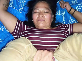 Getting my mother-in-law pregnant, she loves to have sex with me