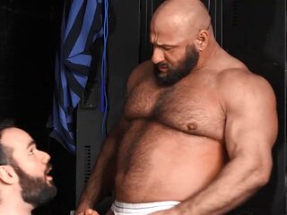 Hairy bears fuck in the ass for rough bareback sensations