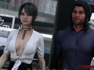 Where It All Began 7 - William Shows Gina Miru'_s Exhibitionist Boobs Flash