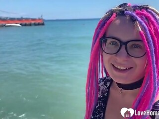 First Time Meeting Her and Already Fucking Her Ass