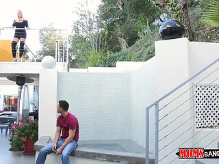 Moms Bang Teens: Angel Allwood Sucks Seth's Cock Before Skylar Joins In for a Hot 3some