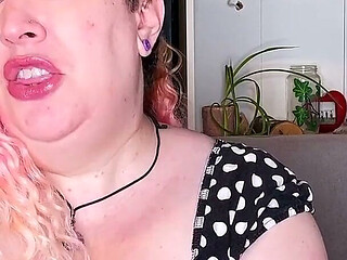 Wank Through Your Pink Lace Panties for Me