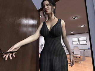 Teasing The Futa Doctor Kelly Inside the Office