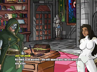 Doom fucks Angela's pussy in hot doggystyle - doomination gameplay