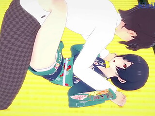 Rinze Morino and Hana Suzuki intense sex. - THE IDOLM@STER SHINY COLORS Hentai
