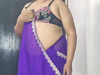 Chek Out My New Saree Do You Like It