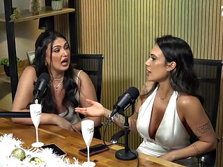 Brazilian Brunette Reveals Lesbian Pleasure Goals on Podcast