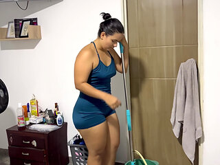 Maid Asks for a Raise and Has to Clean My Milk - POV