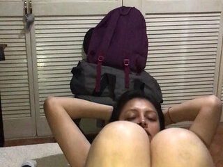 Sweet and sexy cheating latina pussy fucked and standing anal doggystyle