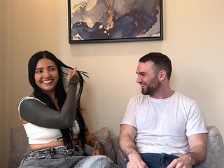 Behind the Scenes with Tatted Big Booty Latina, La Rola