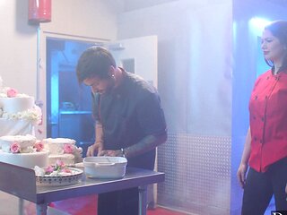 Lusty Alyx and her stud indulge in a wild fuckfest